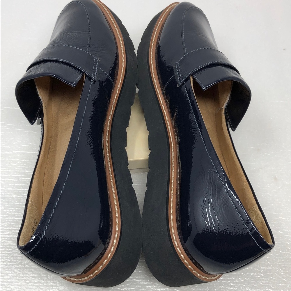 Naturalizer Adiline Loafer Navy Blue Patent Leather Slip On Women’s Size 9.5M - Picture 6 of 14